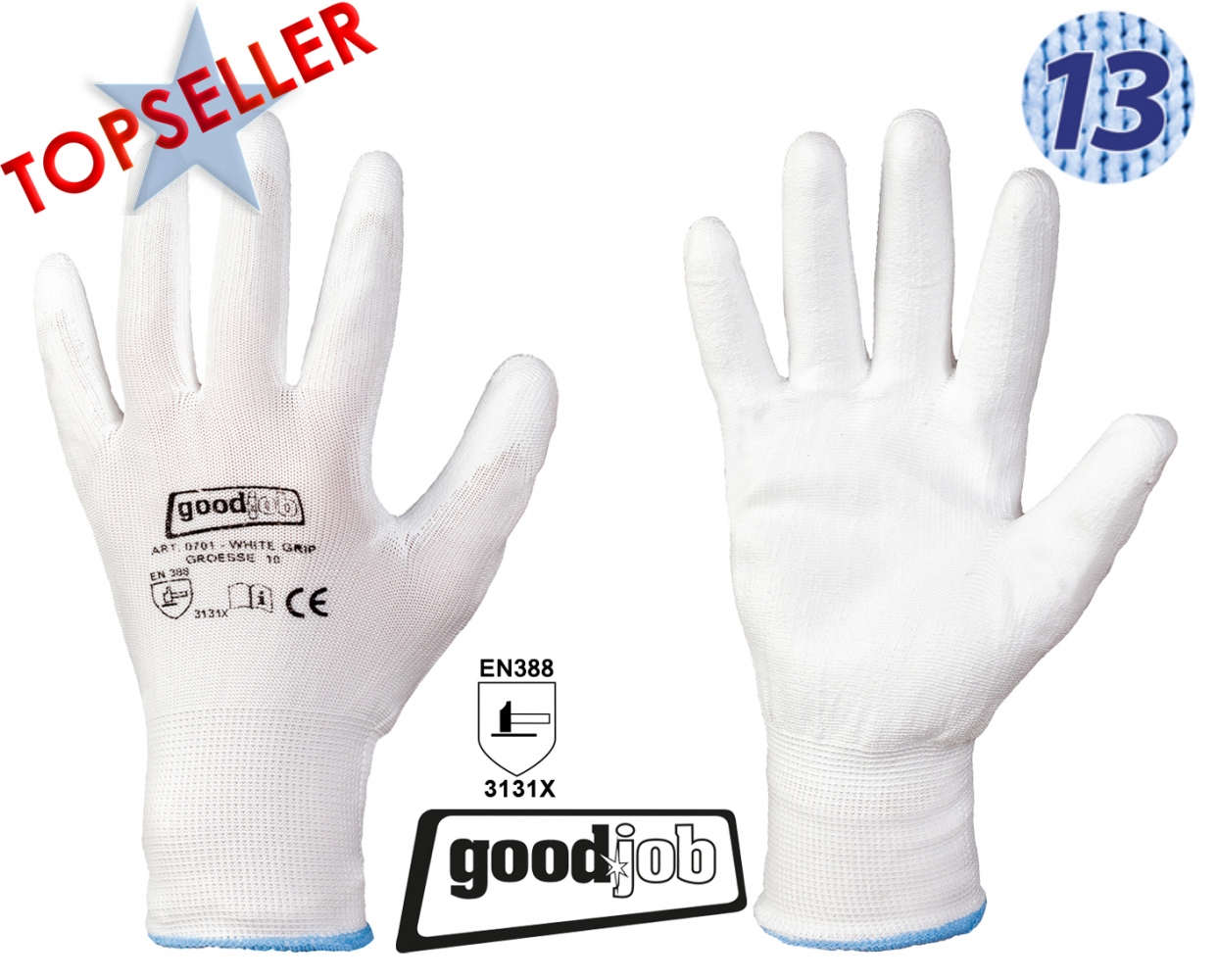 pics/Feldtmann 2016/Handschutz/GoodJob Handschuhe/goodjob-0701-white-grip-pu-beschichteter-feinstrick-arbeitshandschuhe-en388-13g-02.jpg